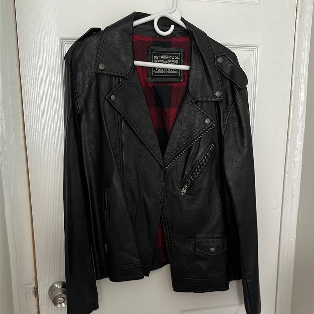 Levi's Black Leather Jacket